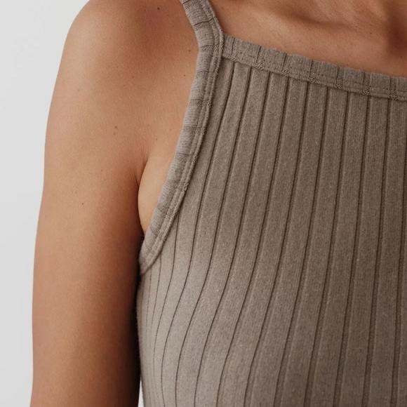 Donni. The Sweater Rib Tank - Picture 3 of 4